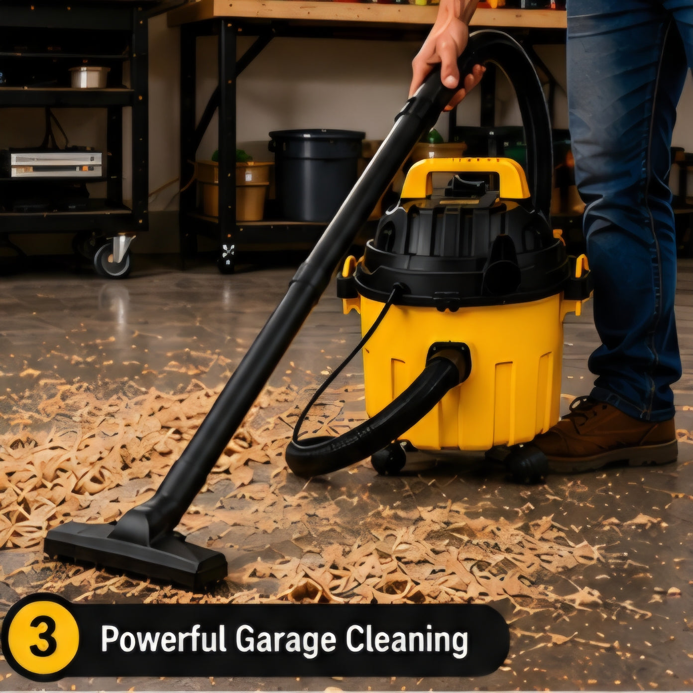 Power Clean Pro 3-in-1 Wet & Dry Vacuum